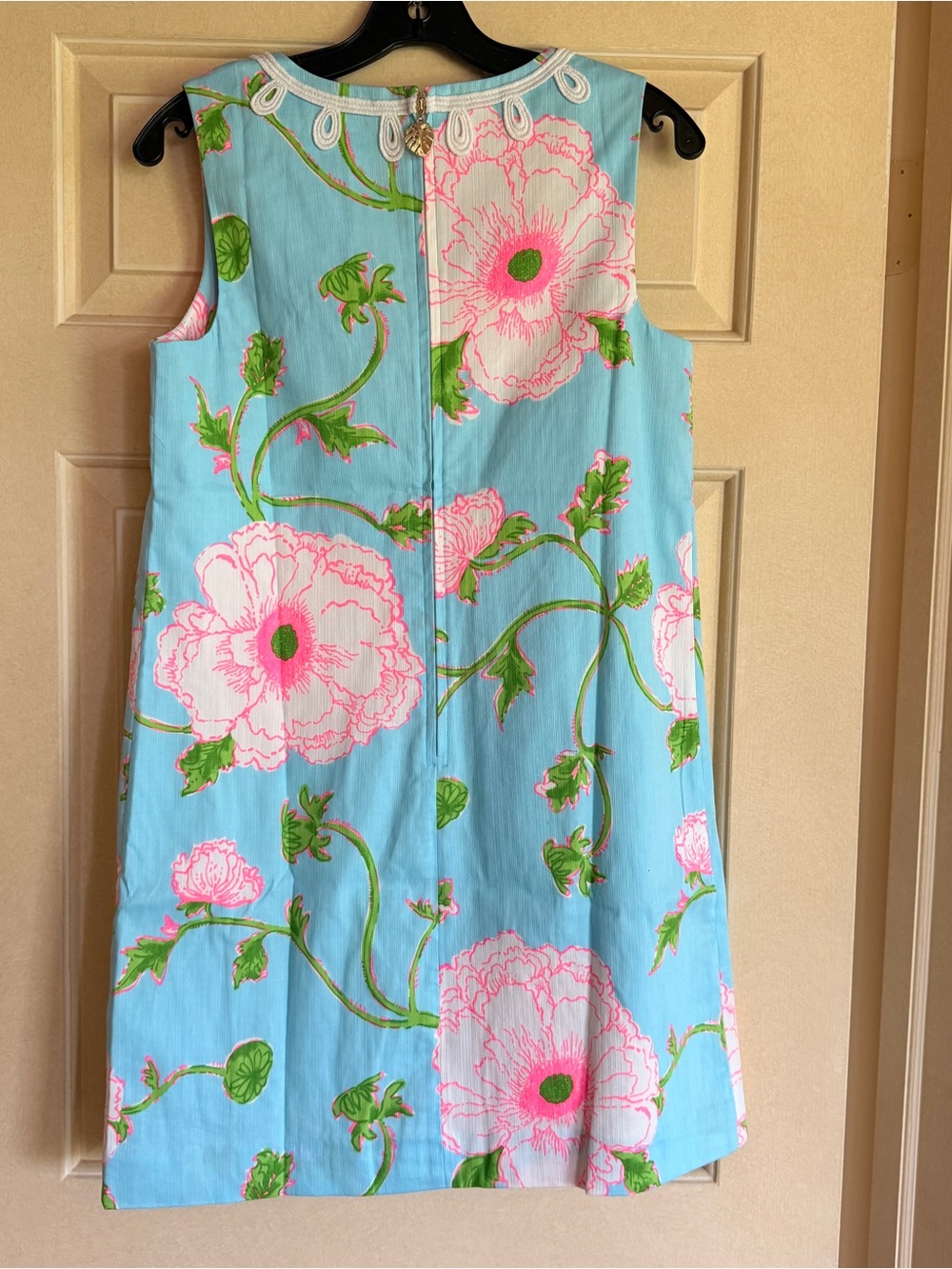 NWT Lilly Pulitzer Sidonie Stretch Shift Freshwater Blue Bursting Blooms - Picture 6 of 10